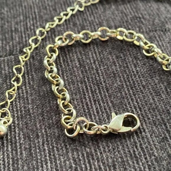 Bold Teal and Orange Statement Bib Necklace 20in Hexagonal Geometric Beads - Picture 7 of 12